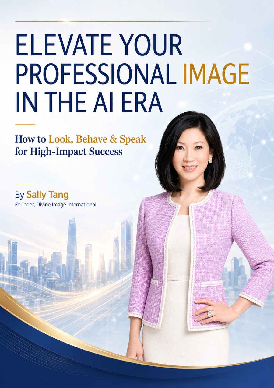 Elevate Your Professional Image in the AI Era — eBook cover, by Sally Tang, Founder of Divine Image International